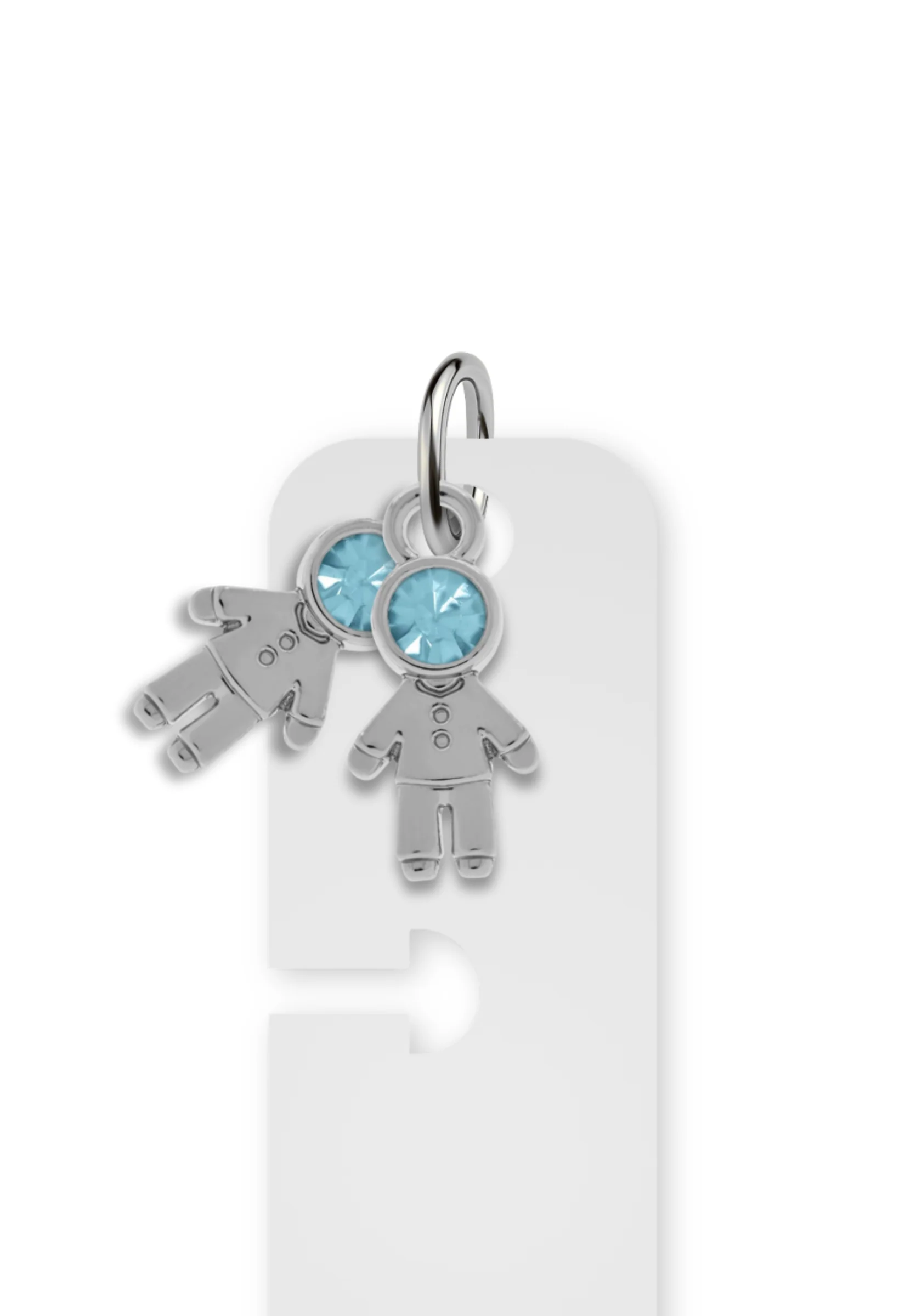 Charm Reposicionável Prateado - Filhos - Image 4