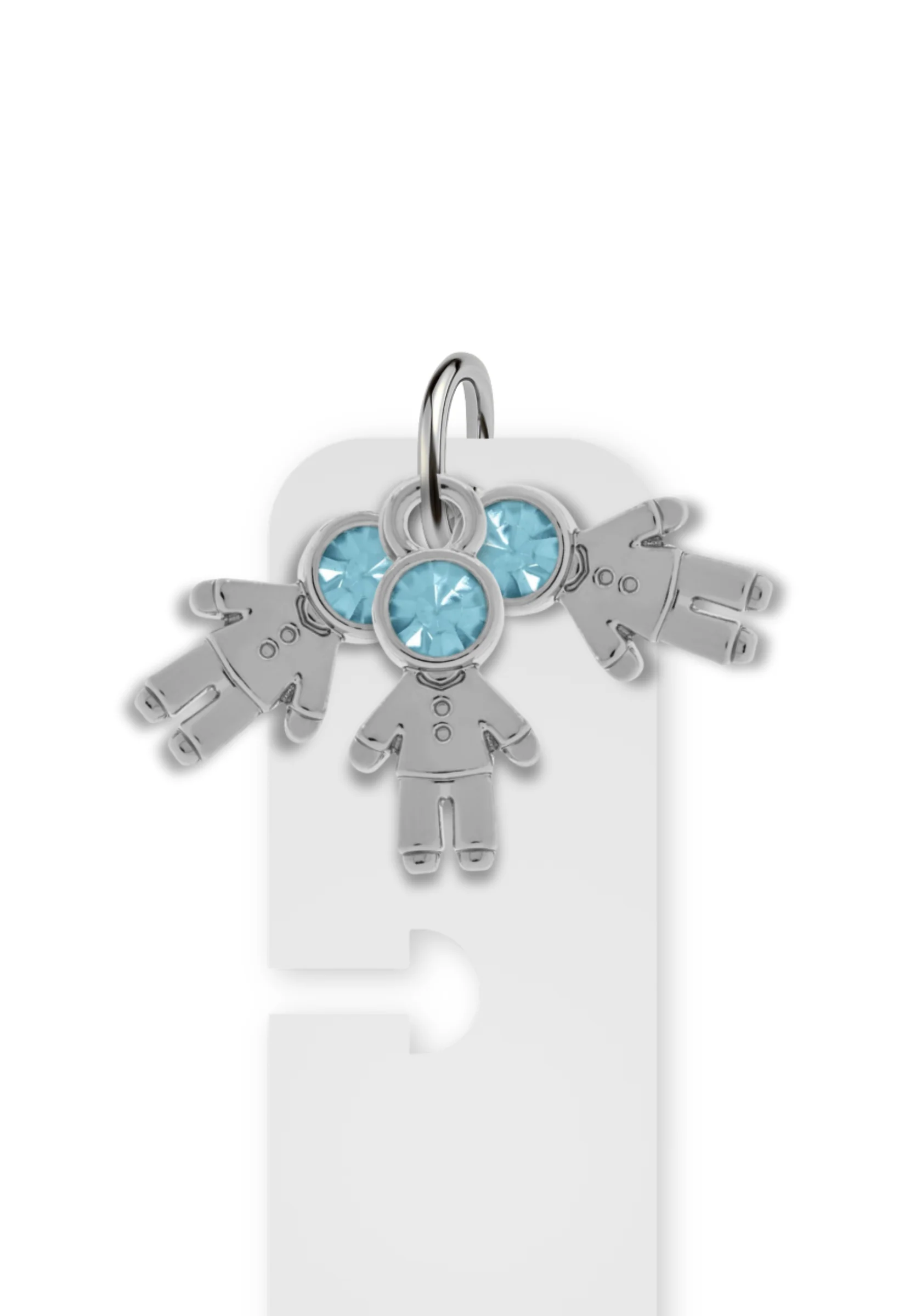 Charm Reposicionável Prateado - Filhos - Image 5