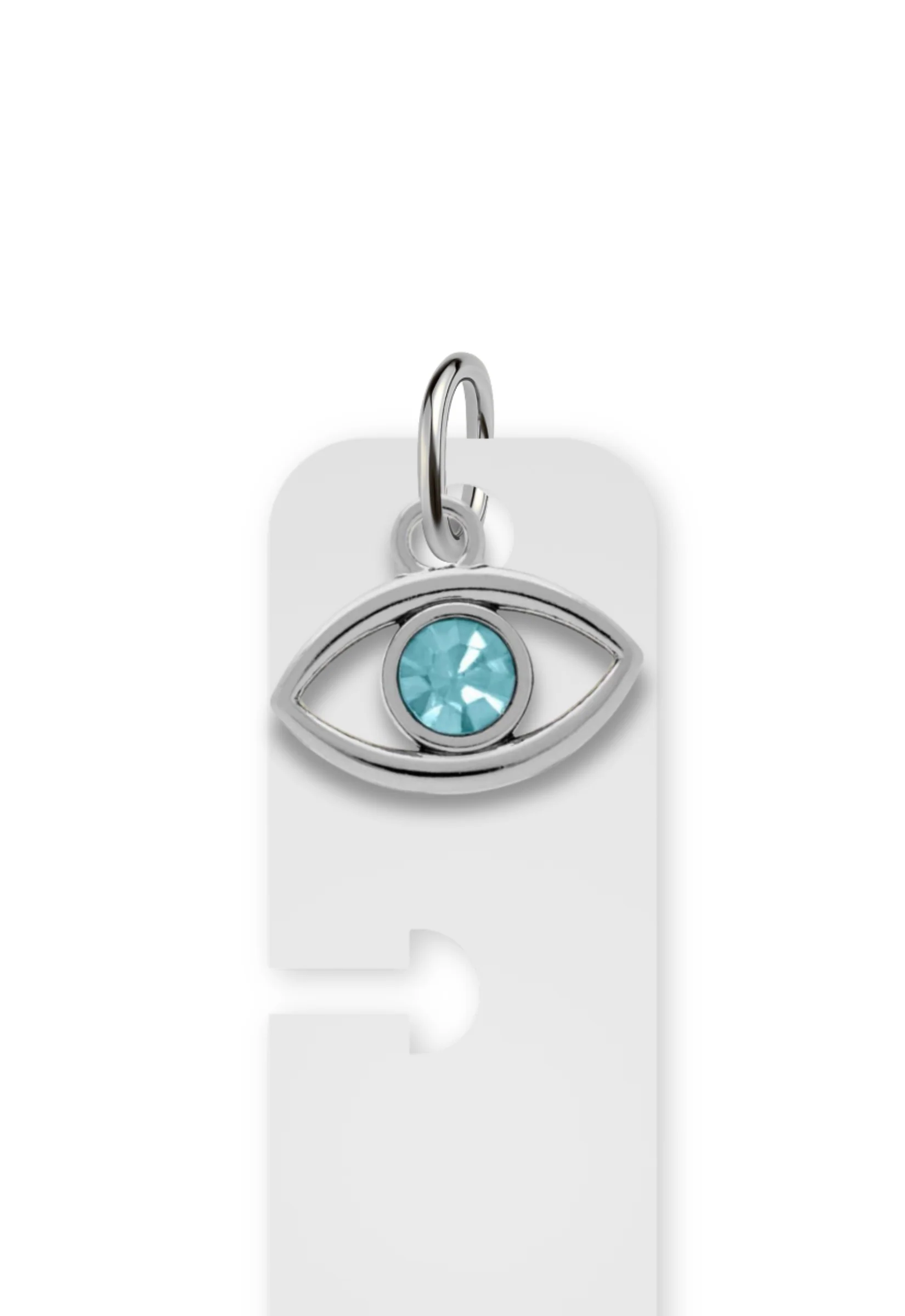Charm Reposicionável Prateado - Olho - Image 2