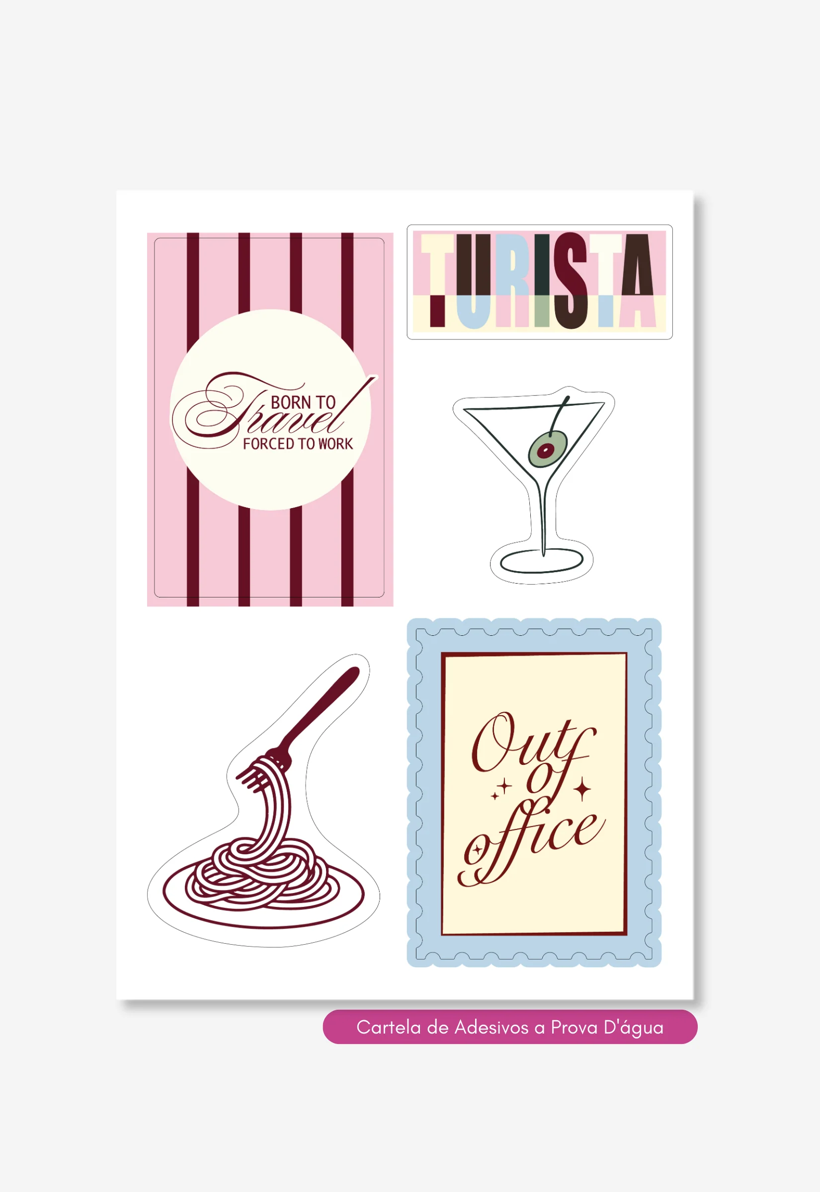 Cartelas de Adesivos - Traveller - Image 3