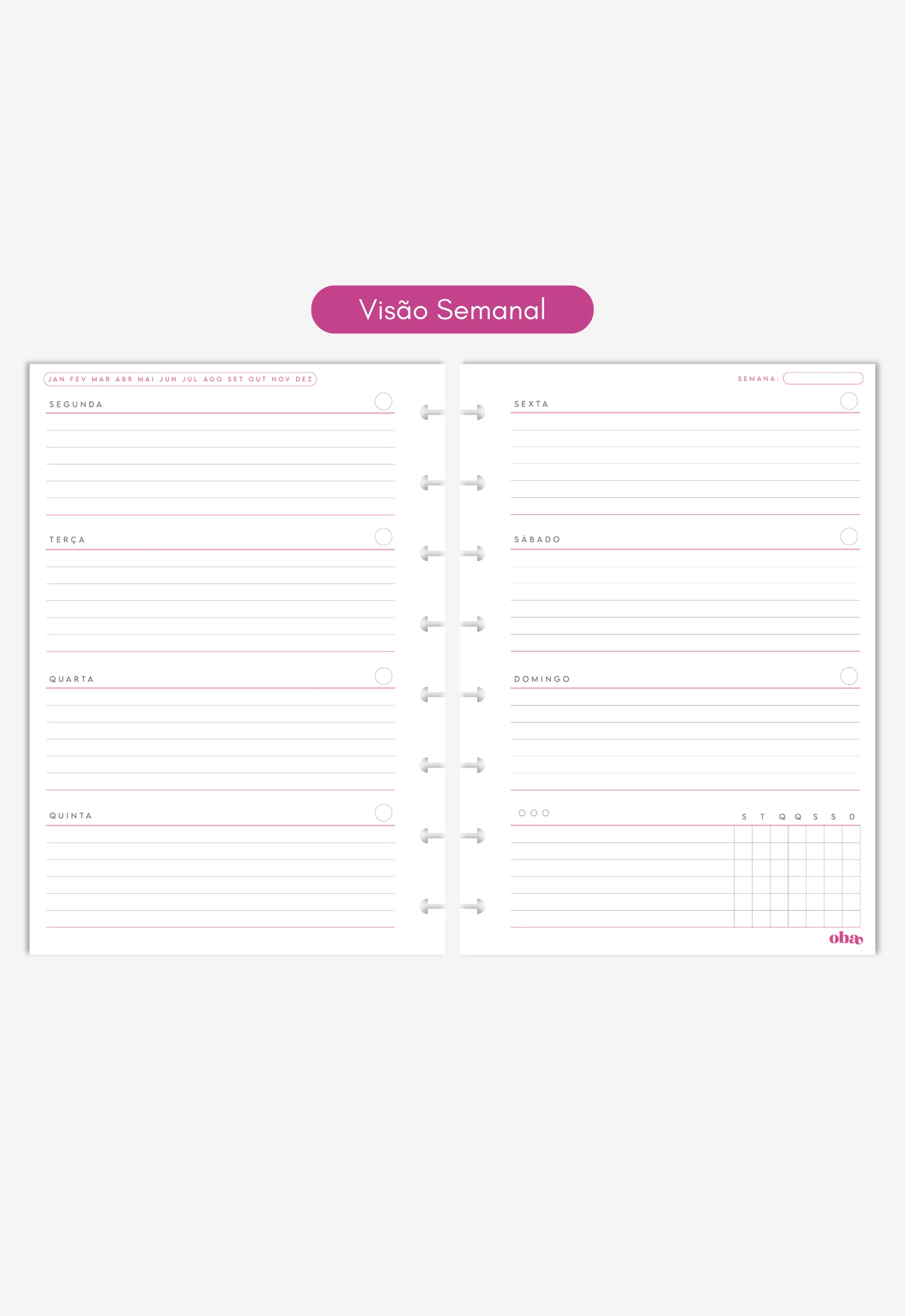 Miolo - Refil de Planner Semanal (6 MESES) - Image 4