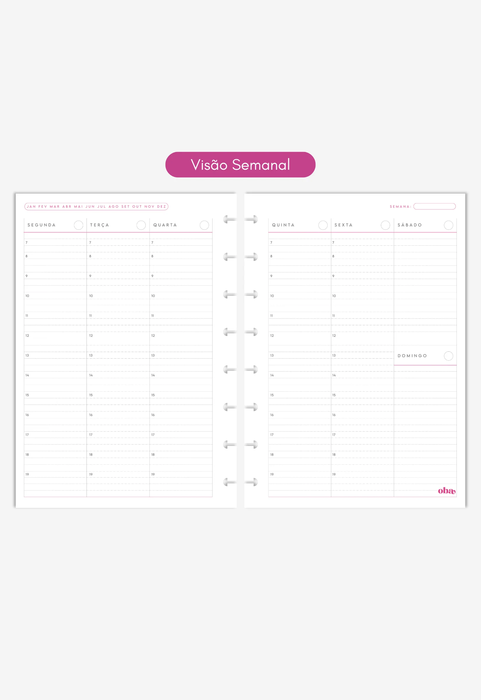 Miolo - Refil de Planner Semanal (6 MESES) - Image 5
