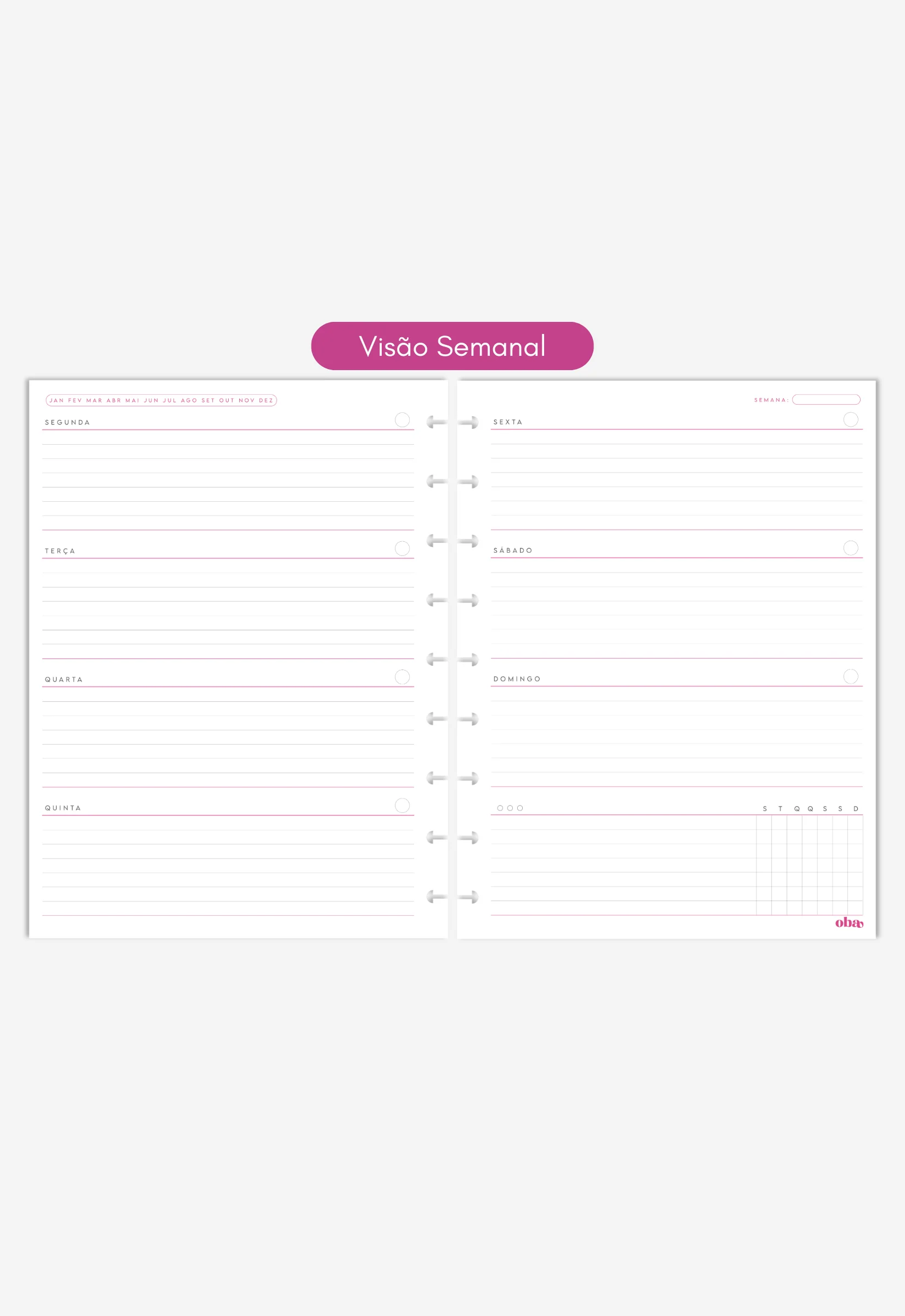 Miolo - Refil de Planner Semanal (6 MESES) - Image 6