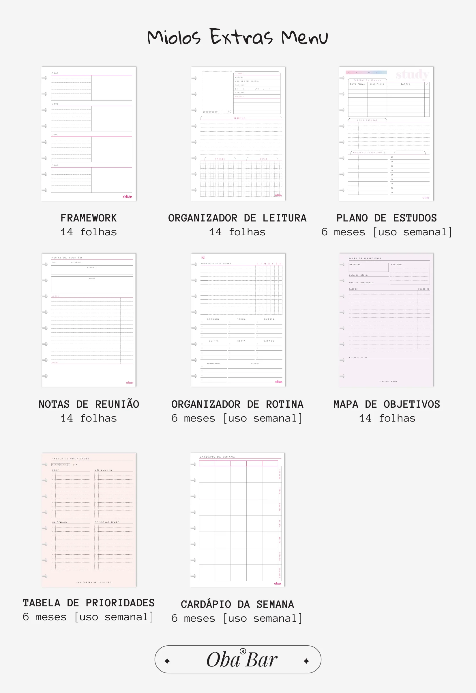Monte o Seu |  Planner Semestral A5 - Image 10