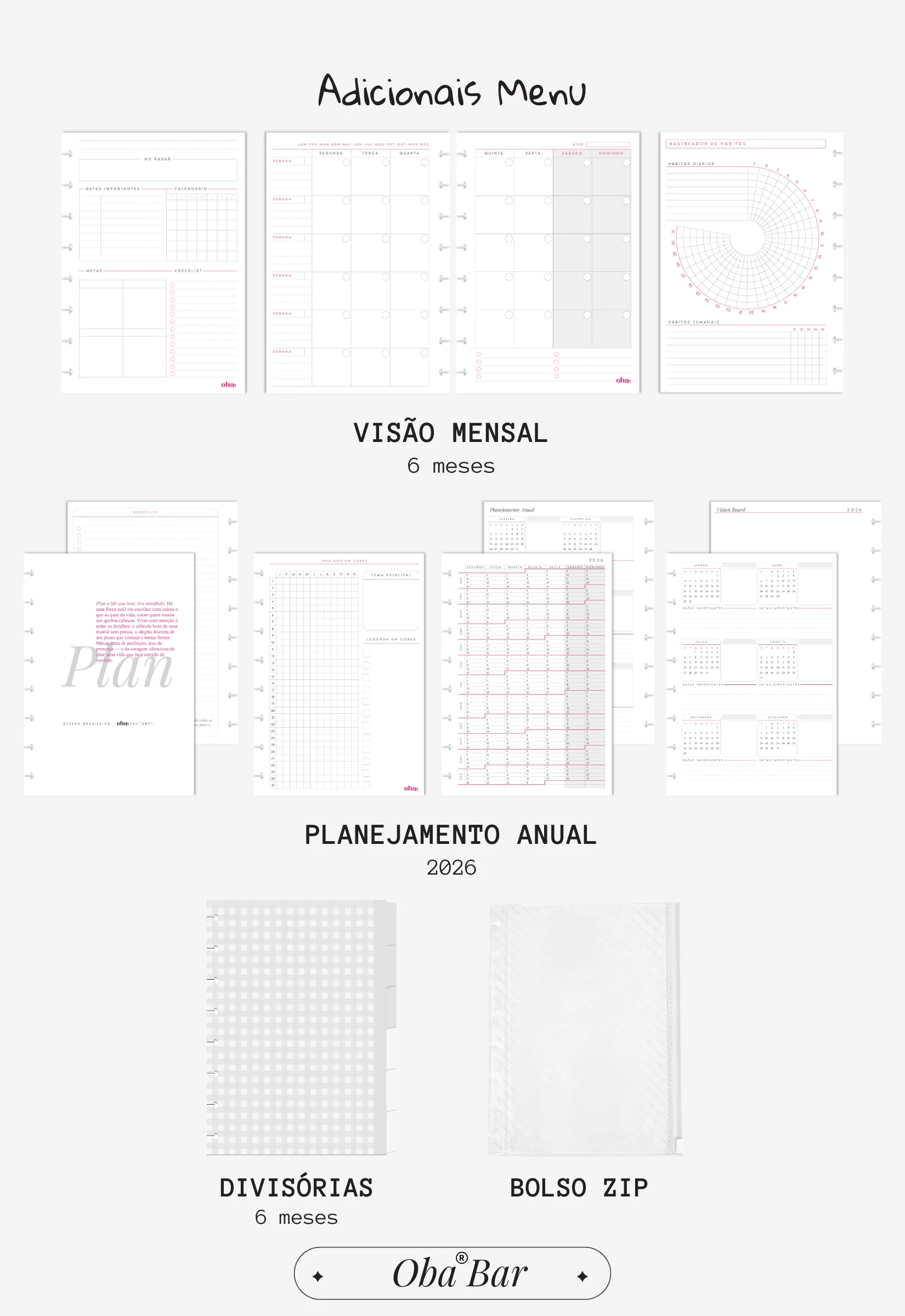 Monte o Seu |  Planner Semestral A5 - Image 7