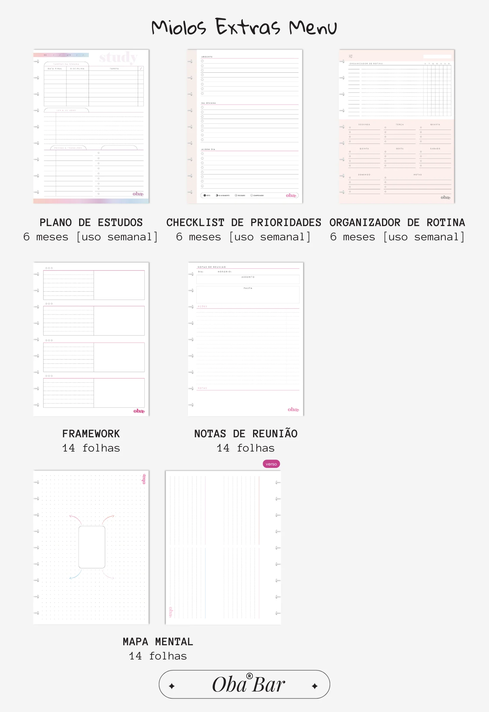 Monte o Seu | Planner Semestral Colegial - Image 10