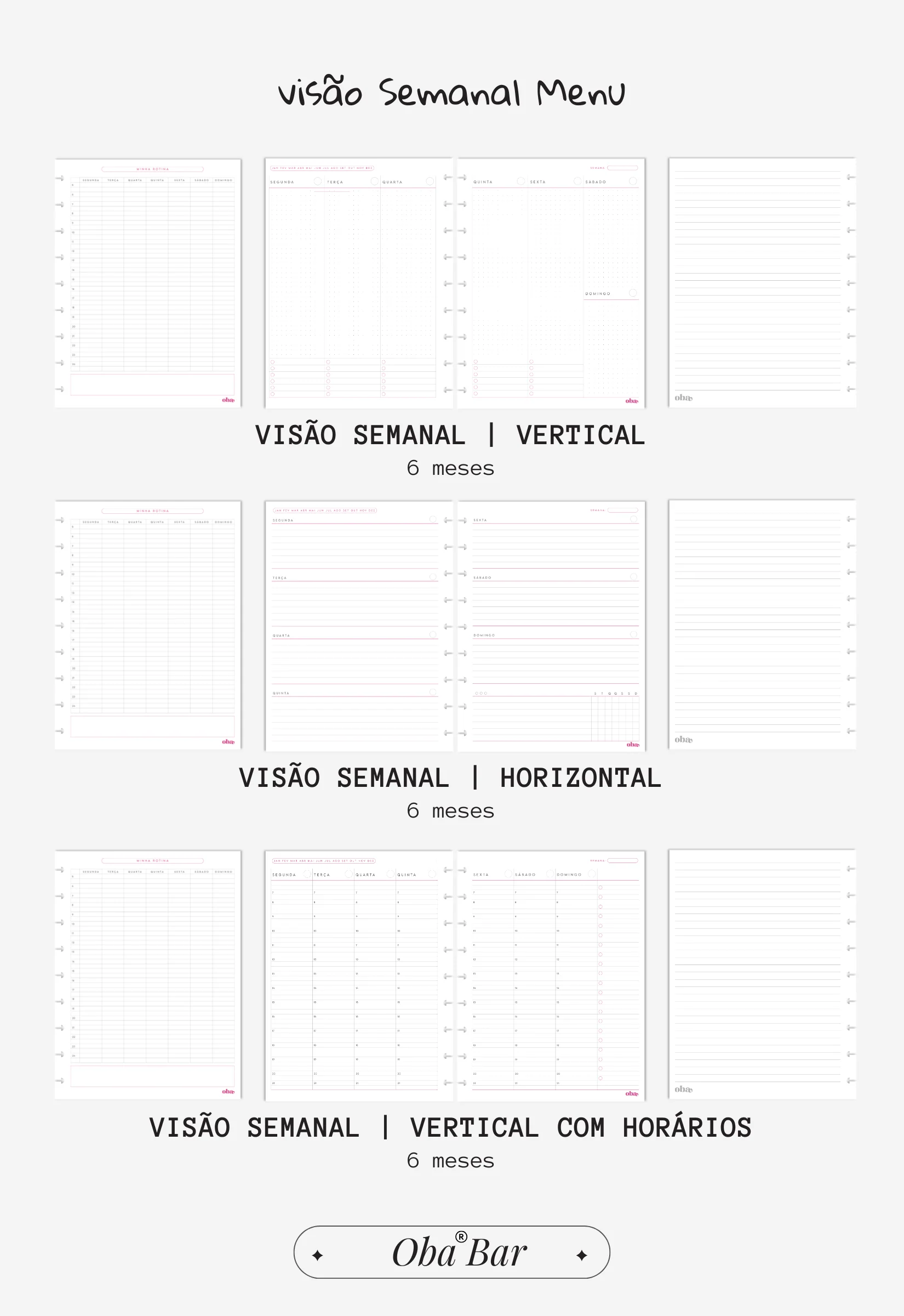 Monte o Seu | Planner Semestral Colegial - Image 8
